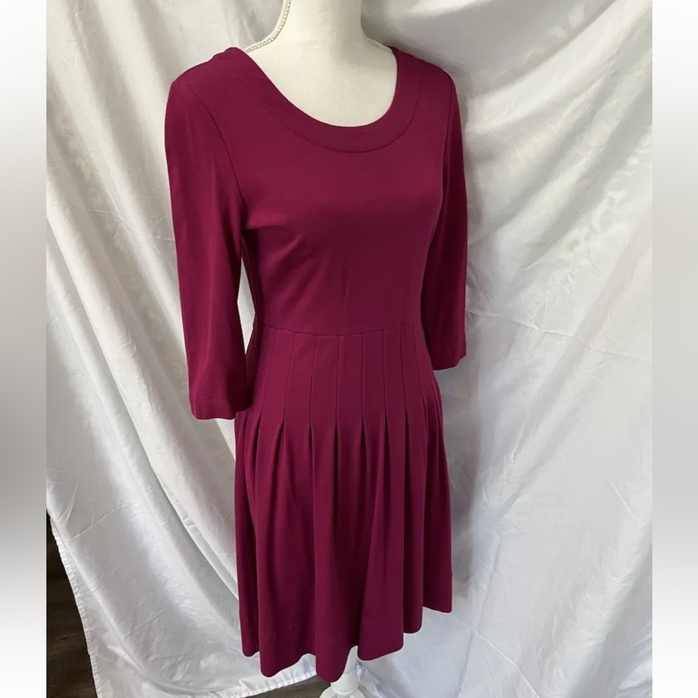 Pink Tartan Pink Fit and Flare Dress